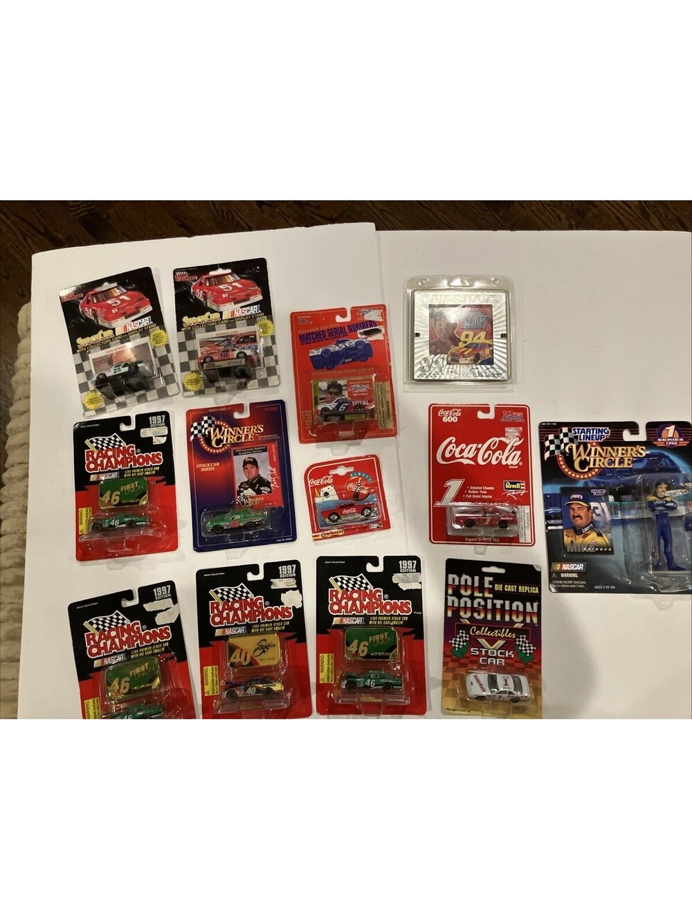 Vintage Nascar 1990s Mixed Collectible Dicast/Stock Car Lot of 13 NEW “LOOK”